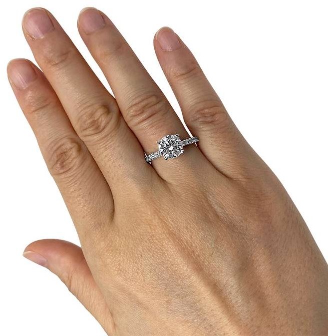 cubic zirconia engagement rings